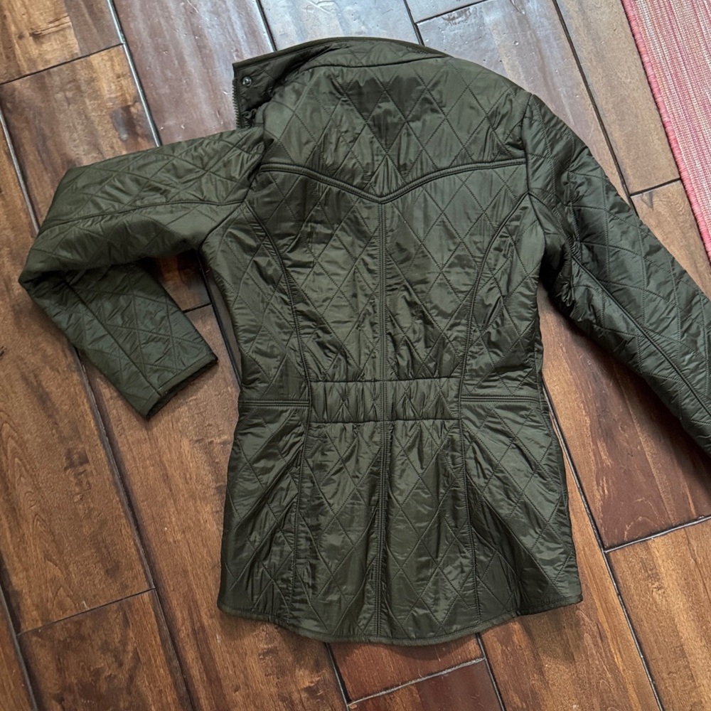 Barbour Women's Quilted Jacket - Olive Green - Picture 5 of 5